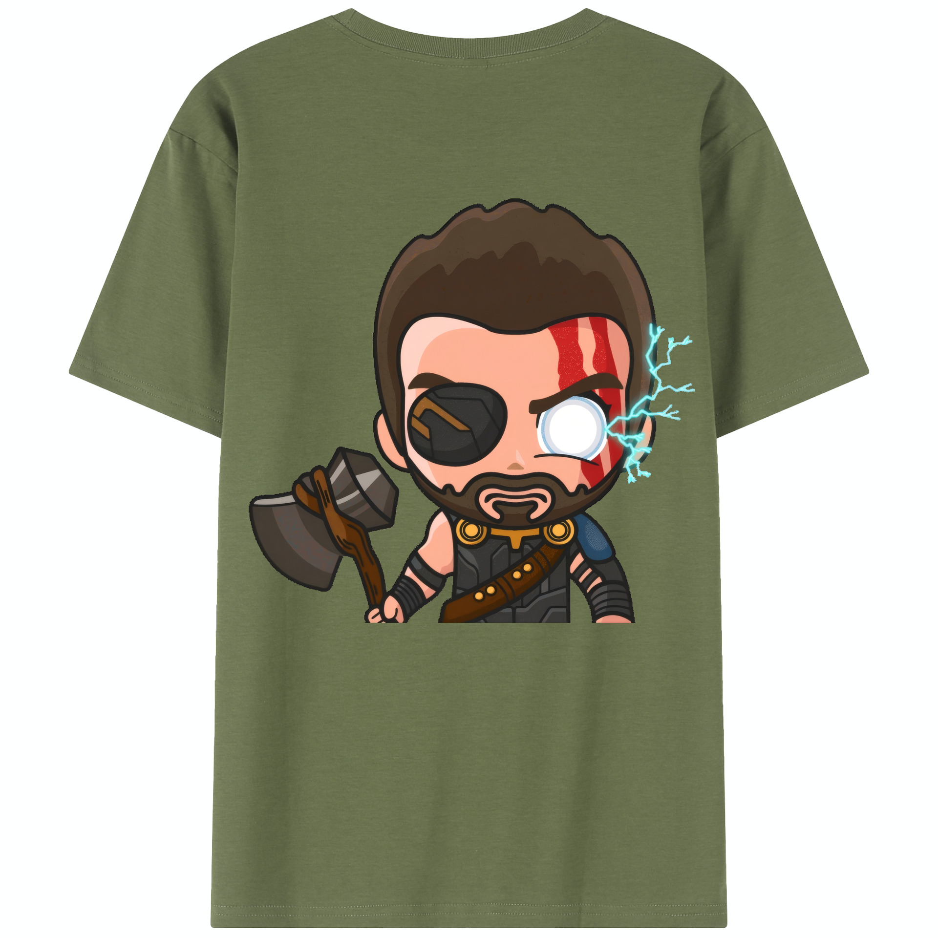 （画像用） アベンジャーズ The Avengers 綿100％半袖Tシャツ（背面プリント）